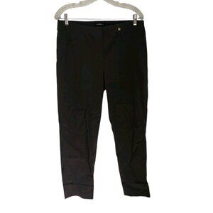 Robell Bella 09 Trousers Womens US 12 EU 42 Stretch 7/8 Ankle Grazer‎ Dark Gray